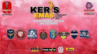 KERIS EMAS COMMUNITY LEAGUE  CHAMPIONSHIP LEAGUE  3RD DIV  AL SALAM FC II VS TEMPORARY FC [upl. by Nna]