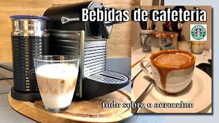 COMO FAZER LEITE ESPUMADO NO AEROCCINO  BEBIDAS COM CAFÉ [upl. by Anined]