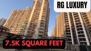 RG Luxury highrise society flats in Noida extension mivan construction Gaur city Gaur chowk [upl. by Enelad353]