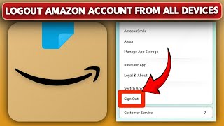 How to Logout Amazon Account from All Devices 2024 [upl. by Kutchins]