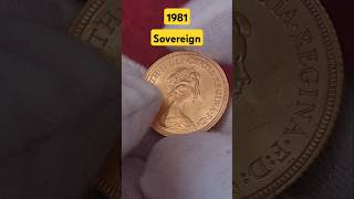 The famous gold Sovereign This one is from 1981 coins gold sovereign [upl. by Palua825]