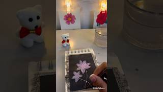 one stroke technique 🎉shortsfeed shortsflowerpainting viralvideo trending art day29 [upl. by Aleka]