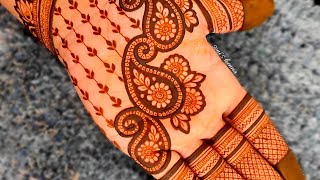 Beautiful ambi mehndi design by soni’s henna  teej mehndi design [upl. by Erdnoed]