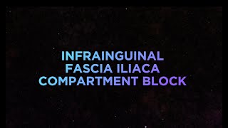 Infrainguinal Fascia Iliaca Compartement Block [upl. by Yoral35]