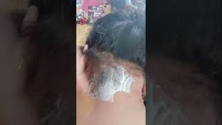 neck wax very easy tarika sa waxing ka baad neck very beautiful 😍😍😍😍 [upl. by Itsyrk]