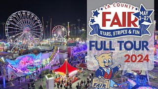 LA County Fair 2024  Full Guide and Tour  Rides  Food  Animals  Exhibits [upl. by Perdita]