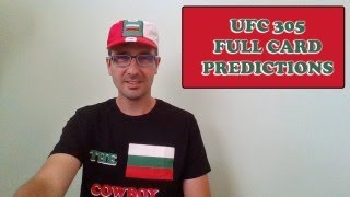 UFC 305 Du Plessis vs Adesanya  Full Fight Card Predictions  Breakdown [upl. by Orin]