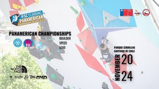 IFSC Climbing Panamerican Championships Santiago 2024  Jornada Sábado 23 de noviembre [upl. by Baxie]