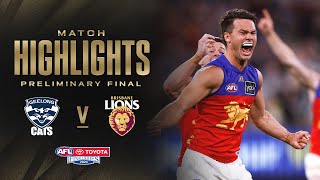 Geelong Cats v Brisbane Lions Highlights  Preliminary Final 2024  AFL [upl. by Edina]