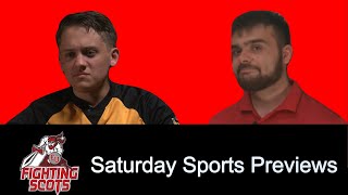 Edinboro Saturday Sports Previews [upl. by Ardnazil]