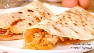 Scrambled Egg Tortilla [upl. by Naujud]