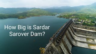 Sardar sarovar dam with drone shots and amazing facts [upl. by Nitsyrk]