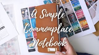 Simple Planner Setup  Commonplace Notebook  Reading Journal  Vocabulary  TV and Movie [upl. by Cobbie]