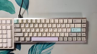 TOFU65 ORing Mod wLubed Tealios V2 Typing Sound Test [upl. by Redvers]