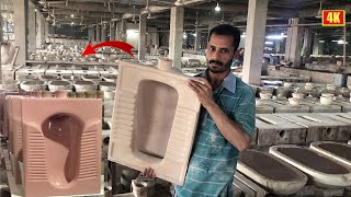 How Toilet Seat Are made  Beautiful Process of Making Toilet Seat [upl. by Reyaht]