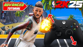 NBA 2K25  easiest ADVANCED DRIBBLE TUTORIAL😈most EFFECTIVE dribble moves [upl. by Sapowith]