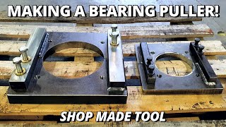 Making a Custom Bearing Puller  Shop Made Tools [upl. by Nielson]