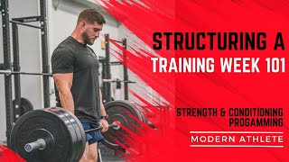 Structuring a Training Week 101  Strength and Conditioning Programming [upl. by Nevil]