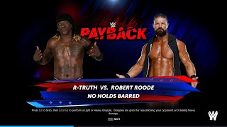 R Truth vs Robert Roode full Match in WWE history wwe pubgmobile wrestling wrestlemania fight [upl. by Latsyrhc]