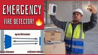 BEAM DETECTOR FOR EMERGENCY FIRE ALARM DETECTION FACTFIREKING [upl. by Norbie626]