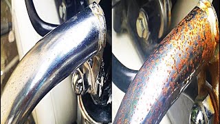 Rust Remover tested on my Motorcycle RoyalEnfield [upl. by Dredi562]