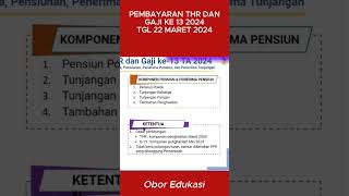 Sri Mulyani Pastikan THR PNS Cair 22 Maret 2024 LEBIH CEPAT [upl. by Noby]