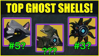 TOP 10 GHOST SHELLS in Destiny 2 [upl. by Ailemac]