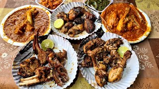 Jyoti Tandoor Dhaba Ka Mutton Barrah Liver Dana Dhaba Mutton Curry Chicken Curry amp Chicken Barrah [upl. by Naynek]