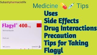 Flagyl 400mg Metronidazole UsesSide EffectsDrug Interactions Precaution and Tips for Take Flagyl [upl. by Ettezyl]