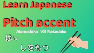 Learn Japanese Pitch Accent Part2 Atamadaka and Nakadaka [upl. by Gill354]