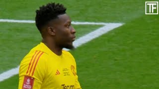 Andre Onana vs Manchester City  FA Cup Final 2324 Highlights [upl. by Anairam]