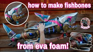 how to make jinxs fishbones from arcane league of legends almost completely out of eva foam diy [upl. by Tennaj812]