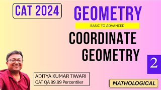 Coordinate Geometry 2  Geometry  CAT 2024 QUANT  Quantitative Aptitude [upl. by Asertal]