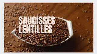 mes saucisses lentilles très gourmanderecettefacilegastronomie [upl. by Strephon]