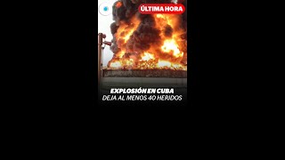 Explosión en planta termoeléctrica de Cuba  Reporte Indigo [upl. by Naiva]