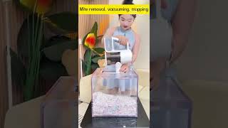 Wireless vacuuming and mopping High suction power dust mite removal mopping machine [upl. by Ariahaj]