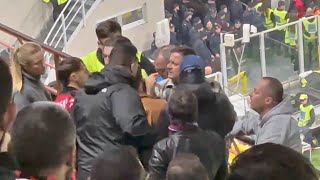 CLAMOROSA RISSA in Tribuna è successo durante MILAN NAPOLI 🚨😱 Tifosi cacciati da San Siro [upl. by Yevoc880]