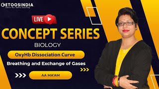 🔴Concept Series OxyHb Dissociation Curve  Breathing and Exchange of Gases  NEET 2023  AA Maam [upl. by Geof]