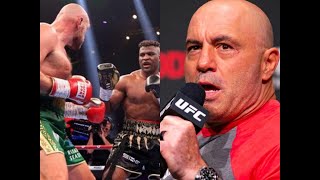 Francis Ngannou amp Joe Rogan Mastering Southpaw  Strategies for Boxing Against Tyson Fury [upl. by Packton891]