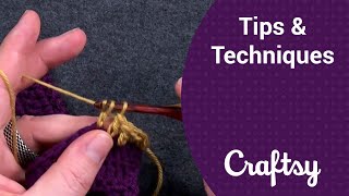 Crochet Pro Tips 5 Essential Crochet Stitches [upl. by Aufmann]