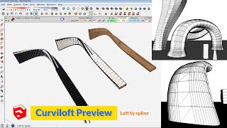 How To Use Curviloft in Sketchup Modeling [upl. by Kauffman]