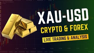 🔴 Gold Bitcoin Forex Live Trading  Live Market Analysis  traderstakes  12th November 2024 [upl. by Bahr]