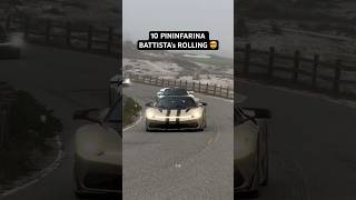 Not 1 but 10 Pininfarina Battista’s rolling during Car Week 🤯 [upl. by Aekal63]