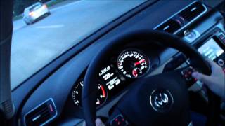 2012 VW Passat 20 TDI VMAX on Autobahn A7 [upl. by Pascal]