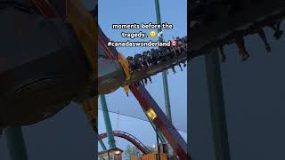 Canadas Wonderland Incident July 11th Live Footage  canadaswonderland [upl. by Semadar]