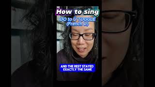 How to toggle between UOO and ÜUE French U  singing vowels shades [upl. by Kirk864]