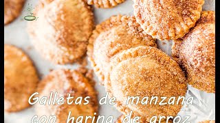 Galletas de manzana con harina de arroz  MenuInventamos [upl. by Erik]