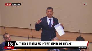 Sjednica Narodne Skupštine Republike Srpske  29102024 [upl. by Llemrej]