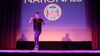 1A  2nd Place  Gentry Stein  2014 US National YoYo Contest [upl. by Eriam]