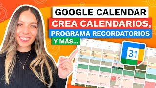 Como usar GOOGLE CALENDAR PARA ORGANIZARSE [upl. by Aneekan]